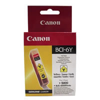 Canon BCI-6 Yellow Inkjet Cartridge (4708A002AA)